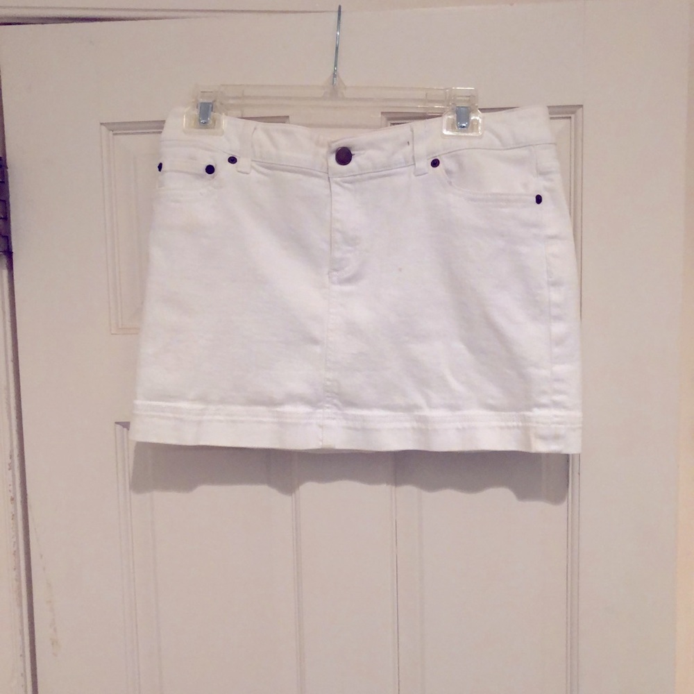 White Lily Cotton Skirt Size 8
